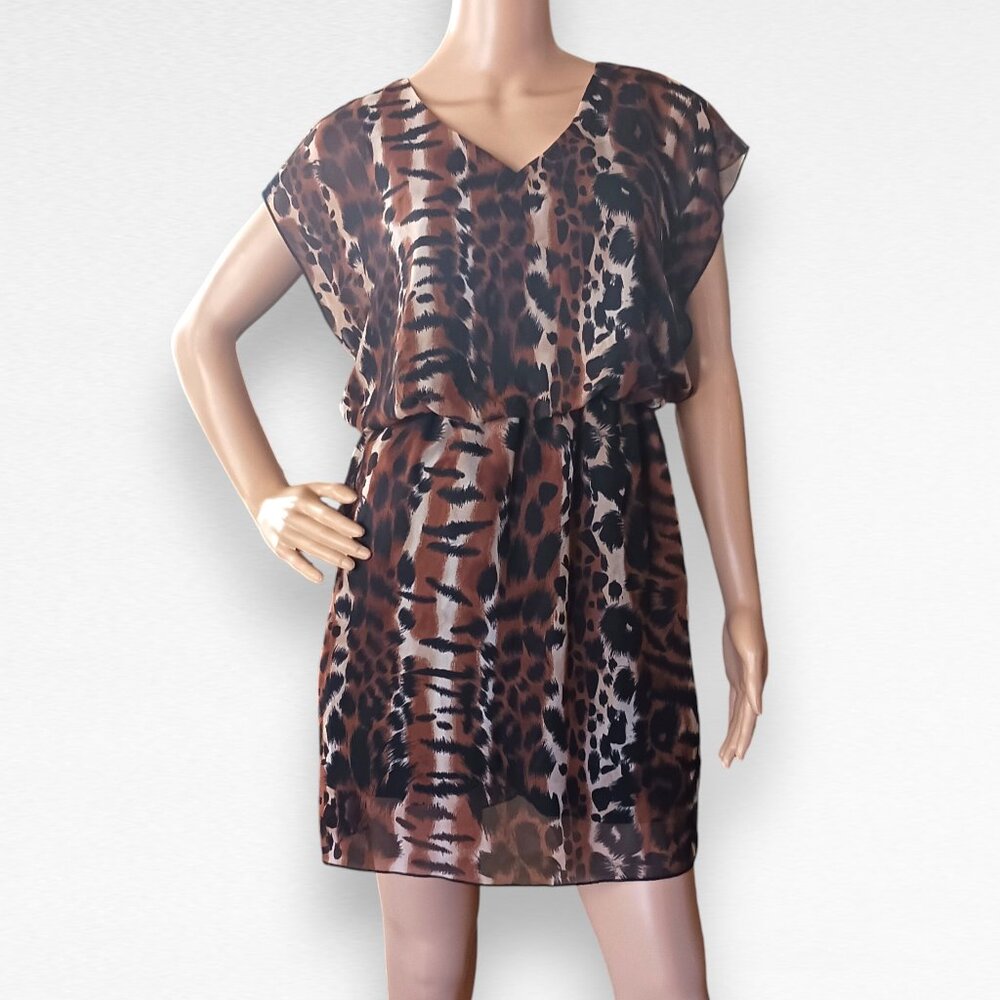 Animal Print Mini Dress